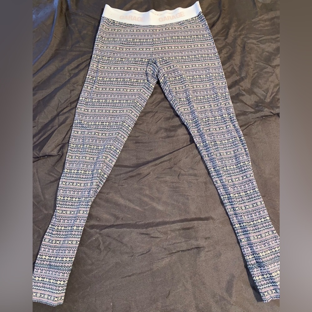 Garage hemmed leggings, size small